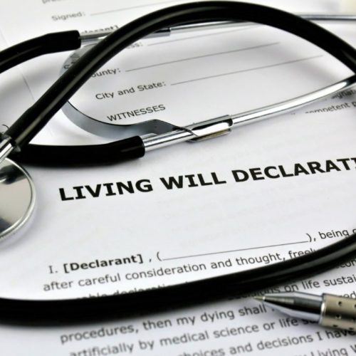 An concept Image of a living will declaration